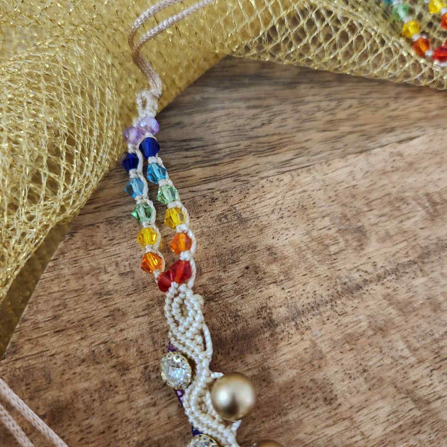 rainbow coloured jewellery necklace set stone necklace crystal jewellery pearl necklace statement earrings