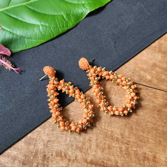 seed bead earrings statement earrings for party wear for saree office wear earrings long earrings danglers