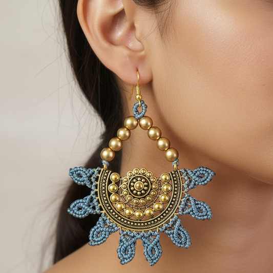 Richa macrame earrings