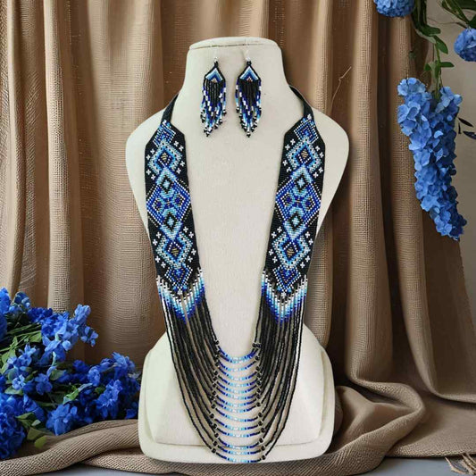 bead jewellery floral beadloom geometric design jewellery partywear jewellery buddha necklace office wear formal wear