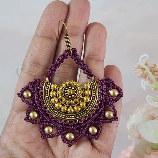 Sikka macrame earrings
