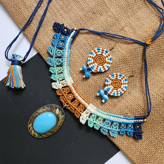 spiral motif leaf ocean necklace pink red necklace for party wear unusual quirky necklace for party jewellery