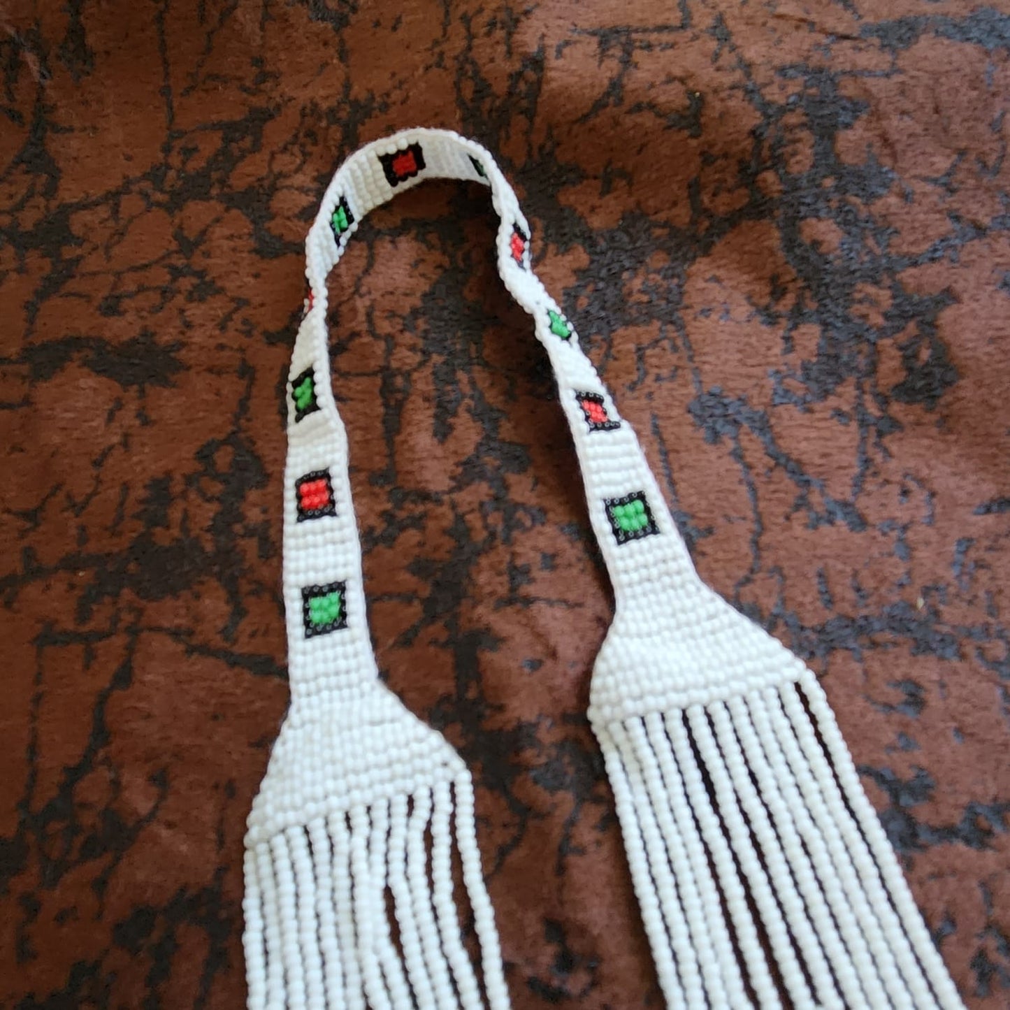 floral design bead necklace white red layered necklace dangler party wear occasion wedding mehndi sangeet haldi jewellery