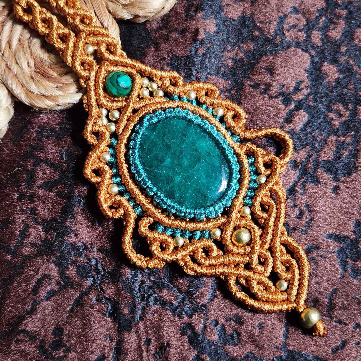 handmade jewellery gift for her wedding stone jewellery handcrafted boho trendy artisanal necklace pendant