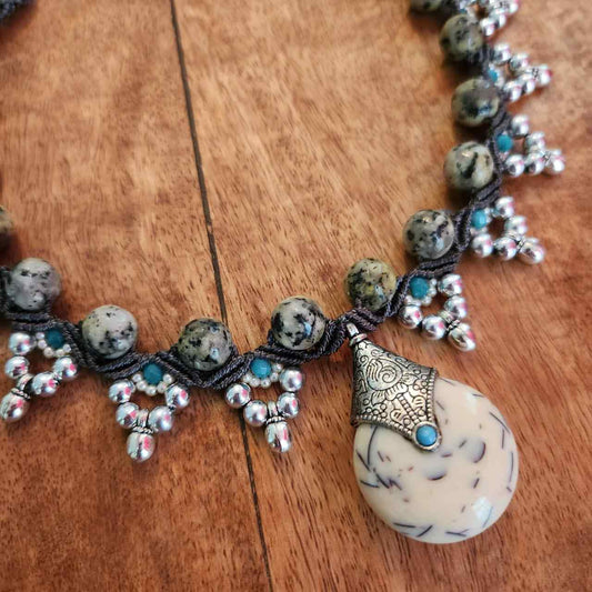 party wear necklace for wedding formal wear jewellery silver jewellery necklace tribal necklace causal necklace