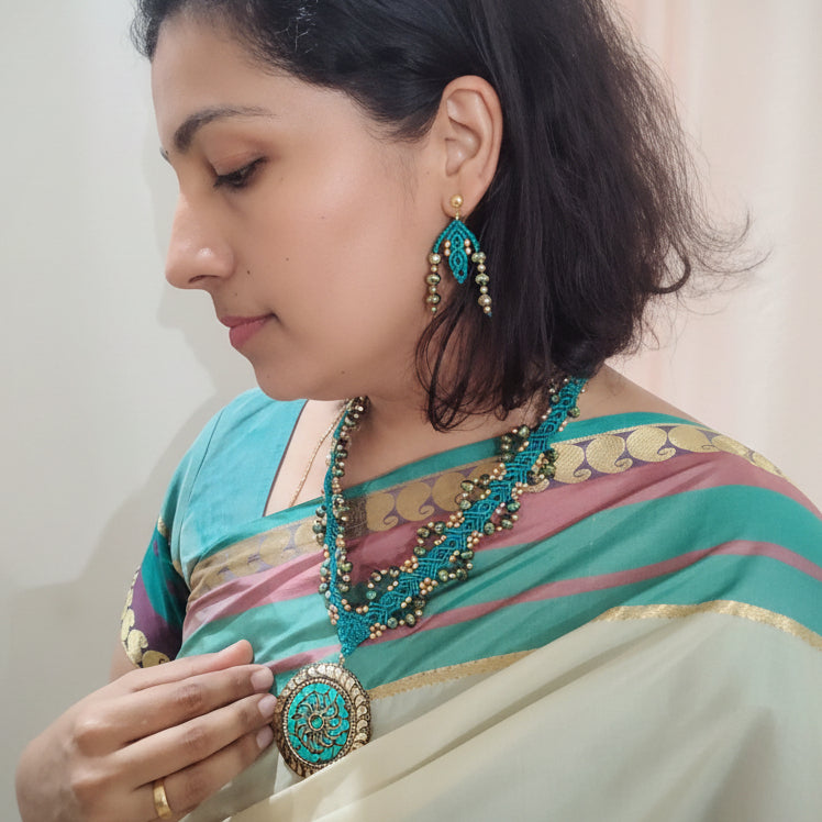 handmade jewellery set handmade necklace handmade earrings stud earrings studs bead jewellery