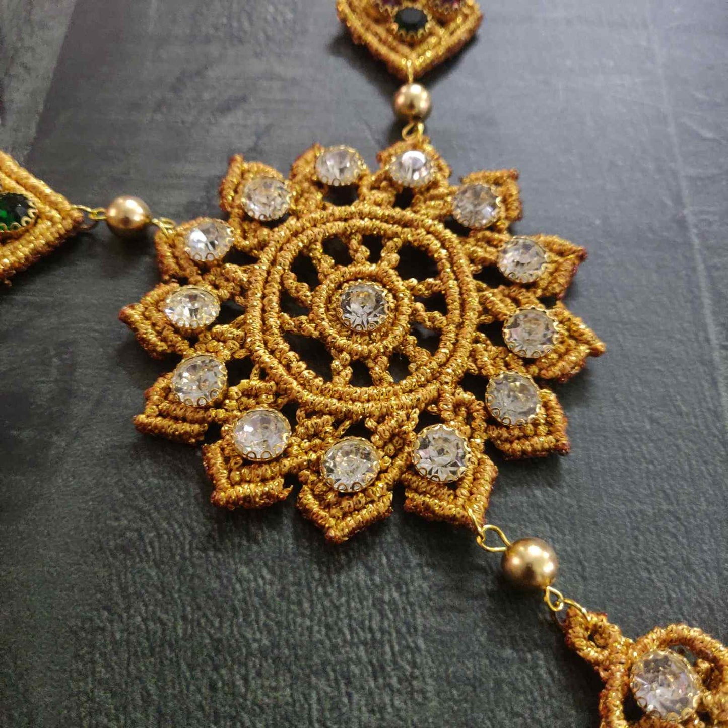bridal necklace set gold necklace set jhumki earrings bead jewellery bead necklace stone necklace stone jhumki bead jhumka