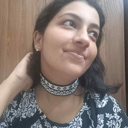 macrame black and white hairband macrame choker necklace minimalist necklace thread necklace choker black and white