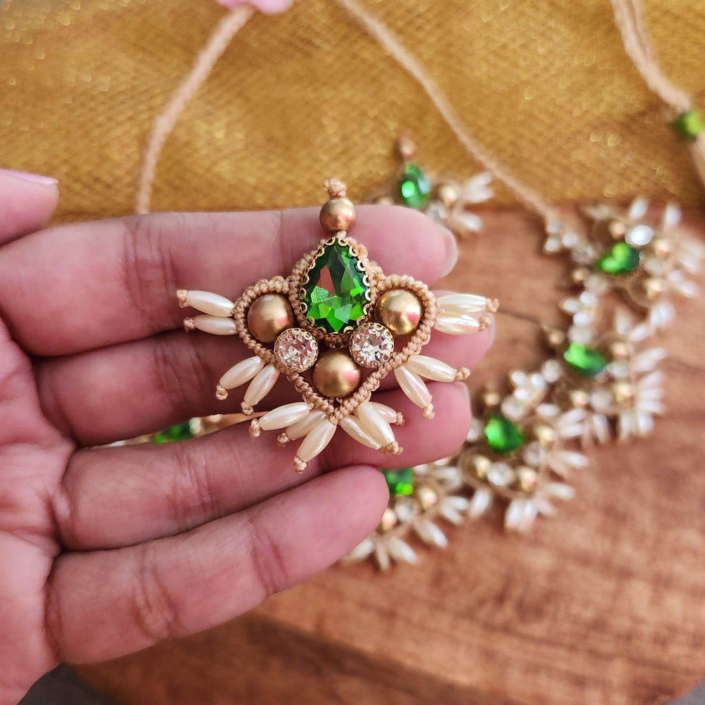 stone necklace macrame necklace set pearl necklace gold necklace bead necklace ethnic necklace