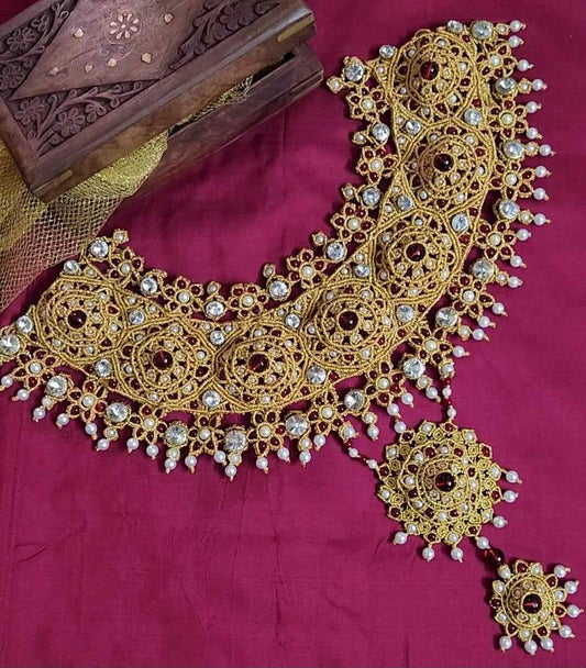 gold bib necklace jodha necklace bib necklace pendant necklace pearl necklace bead necklace stone necklace kundan necklace