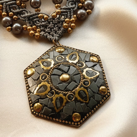 handmade jewellery set handmade necklace handmade earrings stud earrings studs bead jewellery