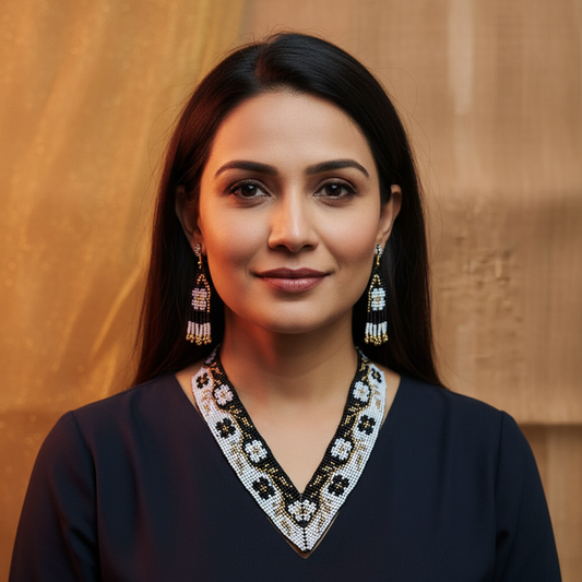 Komala bead loom necklace set