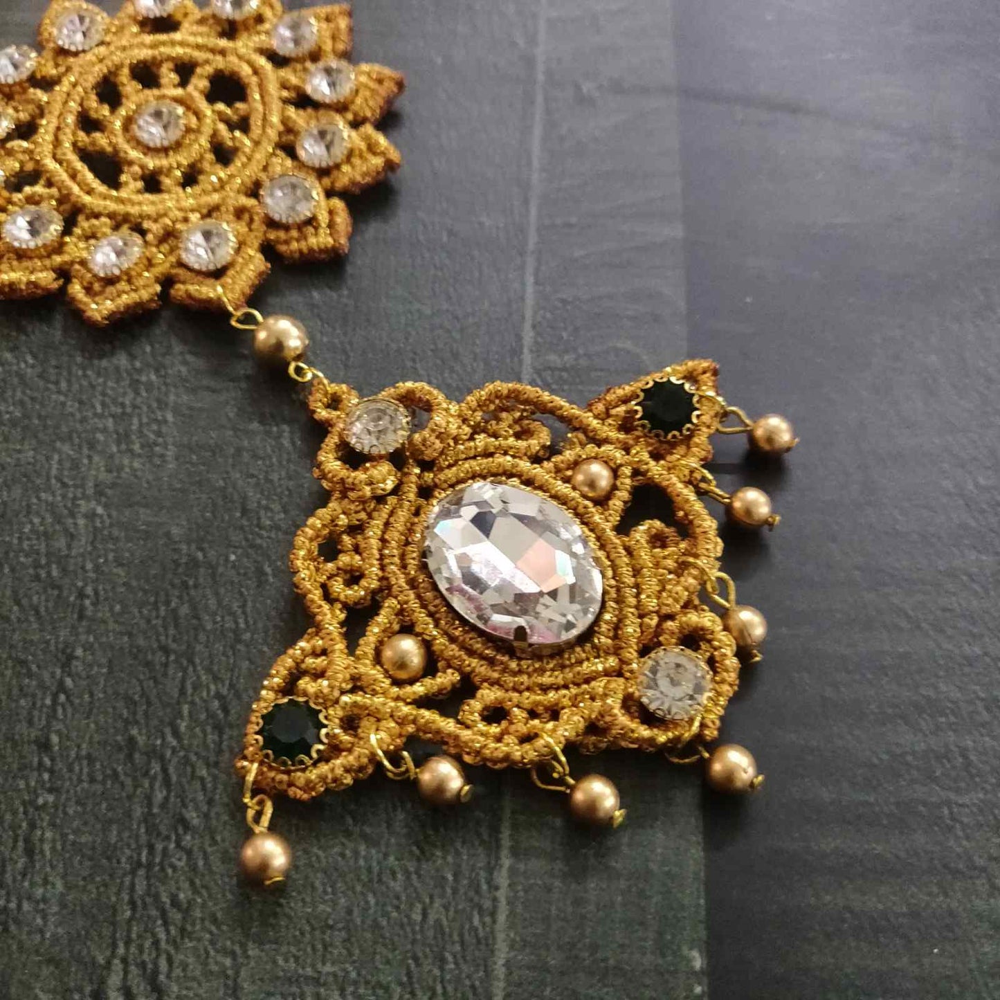 bridal necklace set gold necklace set jhumki earrings bead jewellery bead necklace stone necklace stone jhumki bead jhumka