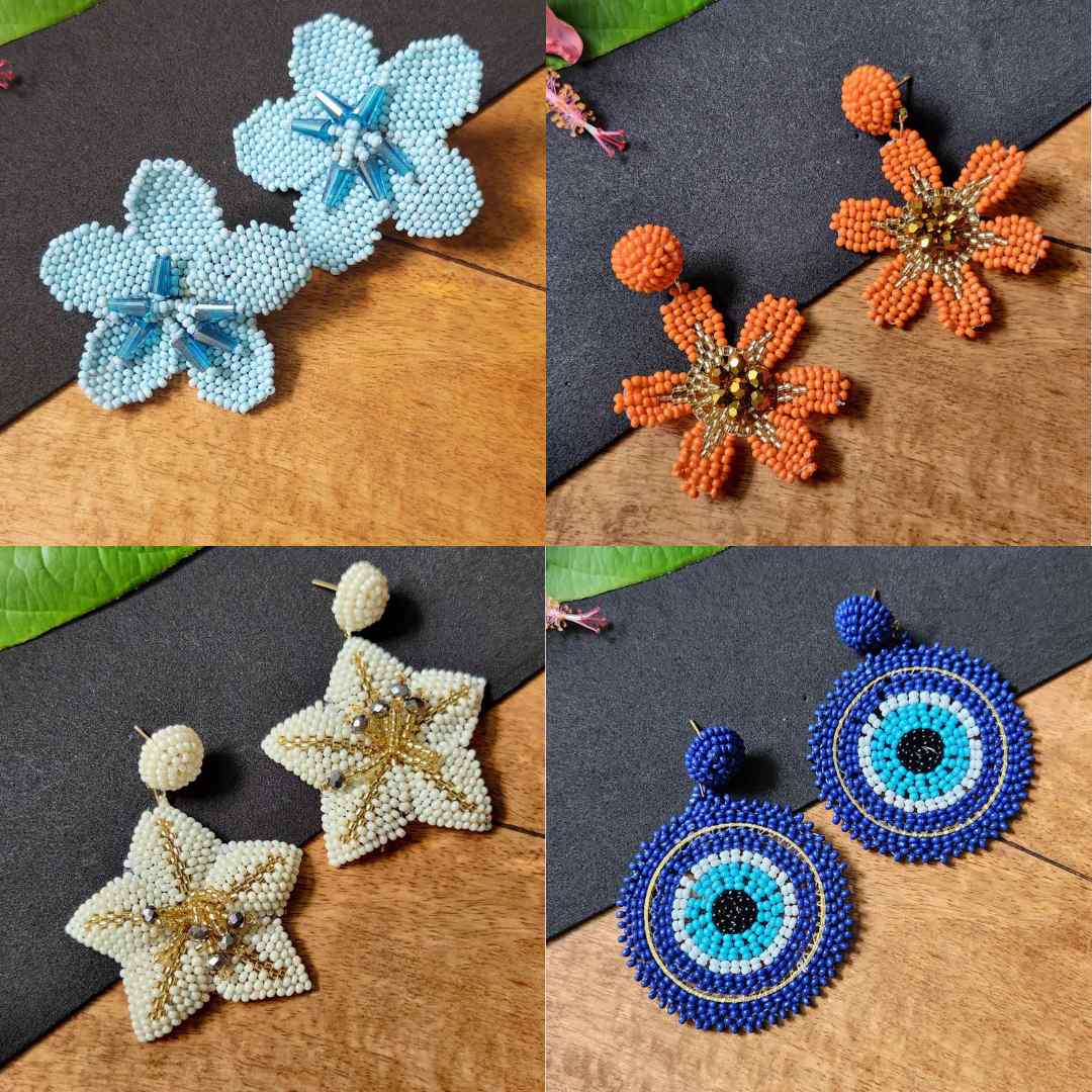 Bead Earrings - The Yarn Artisan Store