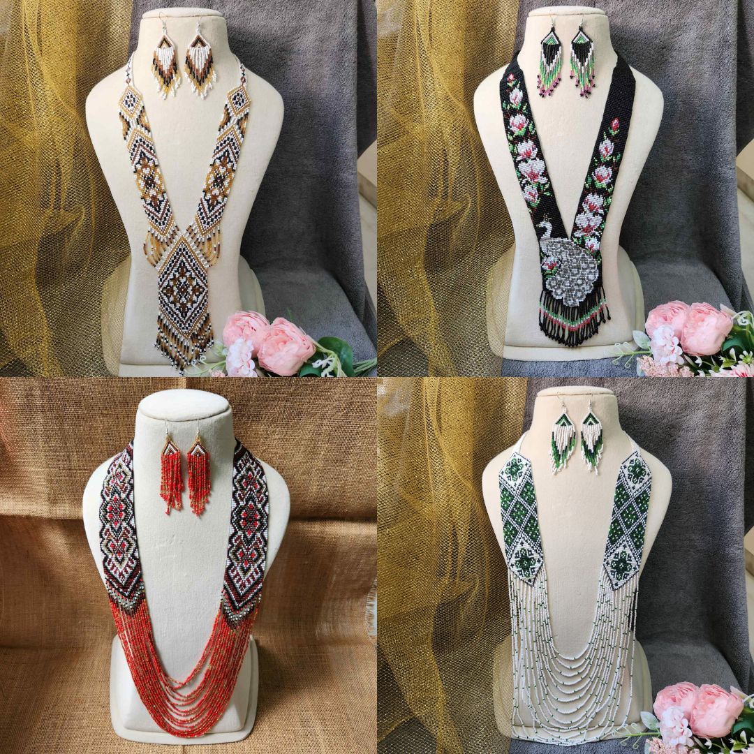 Long bead necklaces - The Yarn Artisan Store