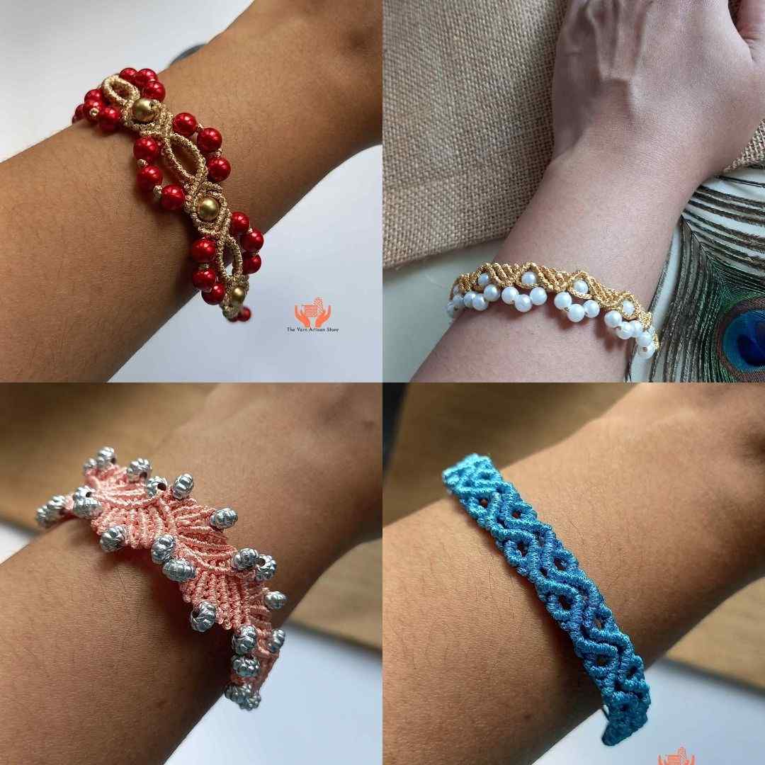 Macrame Bracelets and Bracelet sets - The Yarn Artisan Store