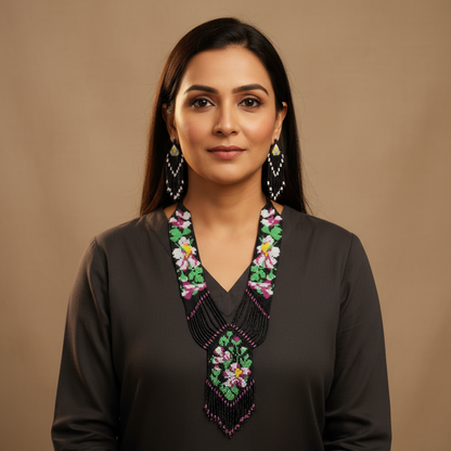 Sembarti beadloom necklace set