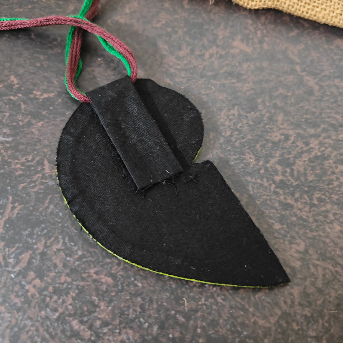 Alekhya fabric necklace set