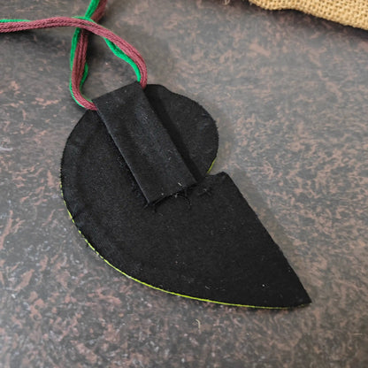 Alekhya fabric necklace set