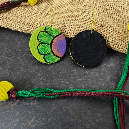 Alekhya fabric necklace set