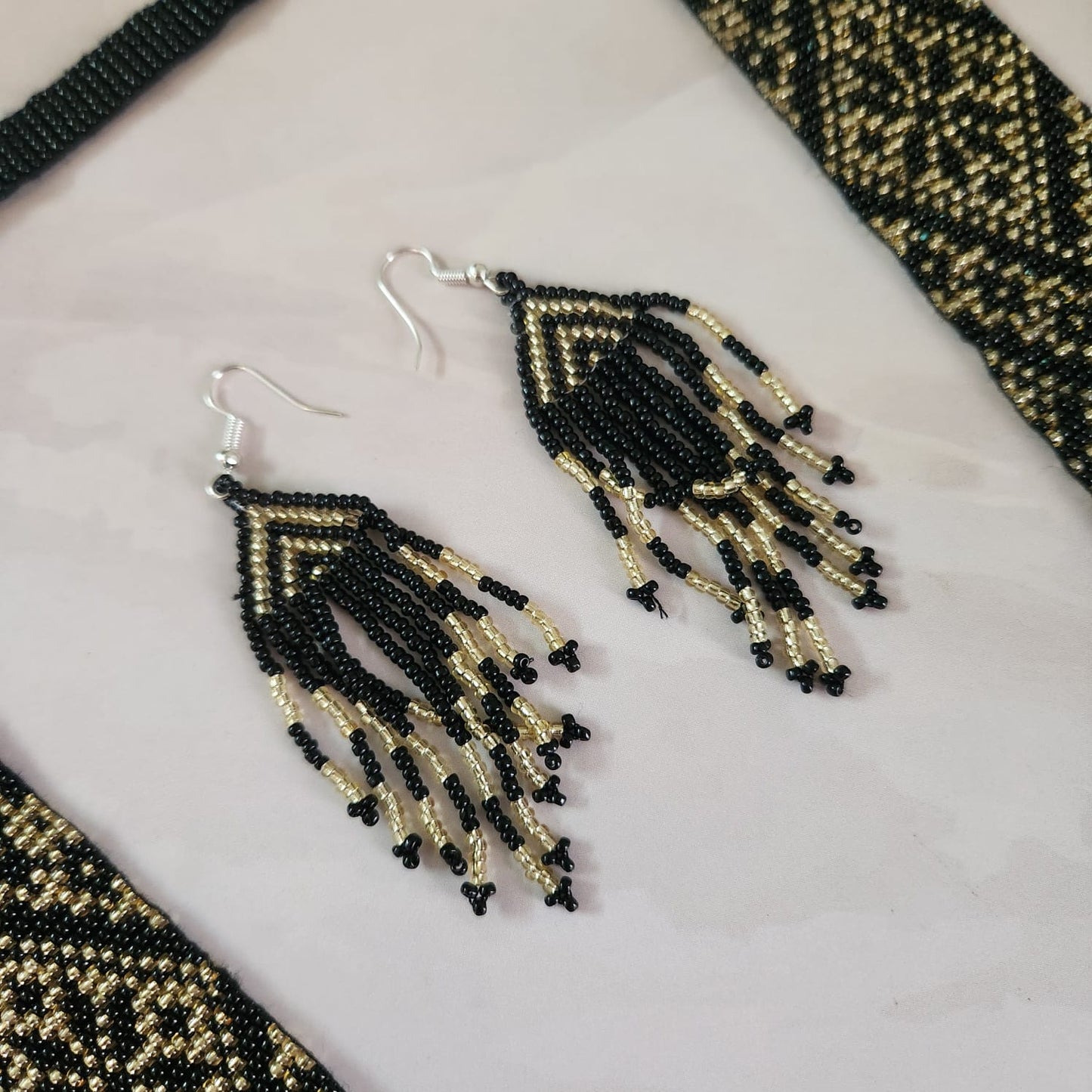 bead jewellery floral beadloom geometric design jewellery partywear jewellery buddha necklace office wear formal wear