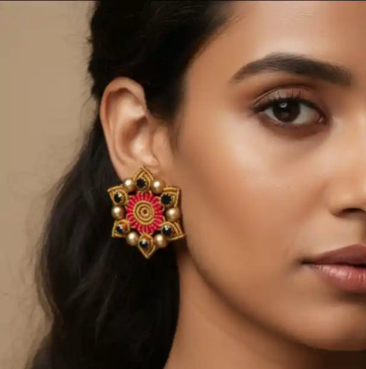 Annam macrame earrings