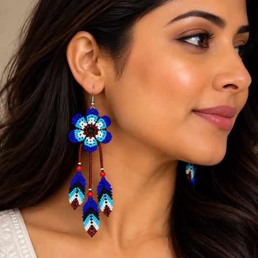 Dharitri bead earrings