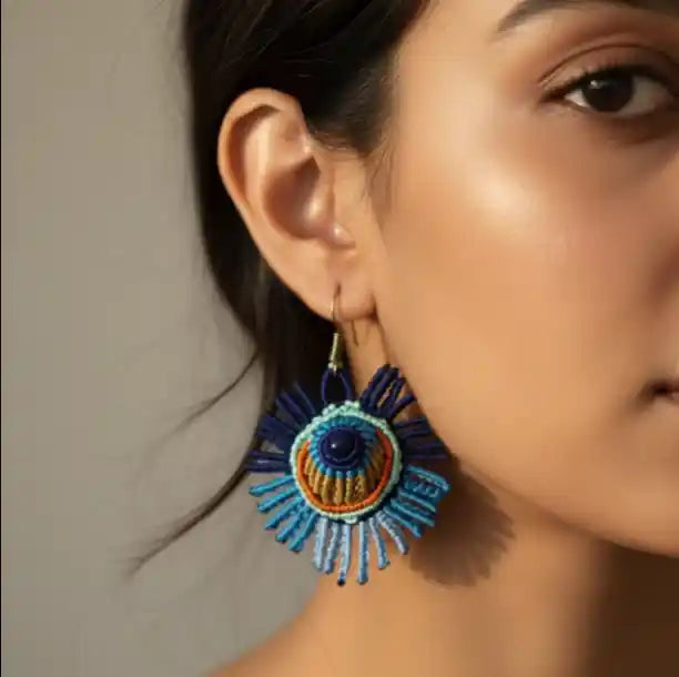 Eragu macrame earrings