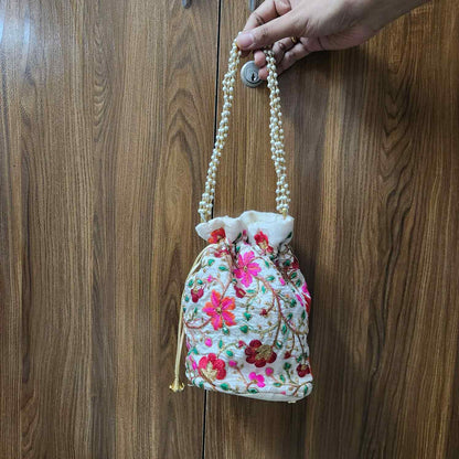 festive potli bag bundle multi coloured embroidered potli bags bundle for gifting navaratri return gift ideas affordable gift bundle offers diwali gifts budget