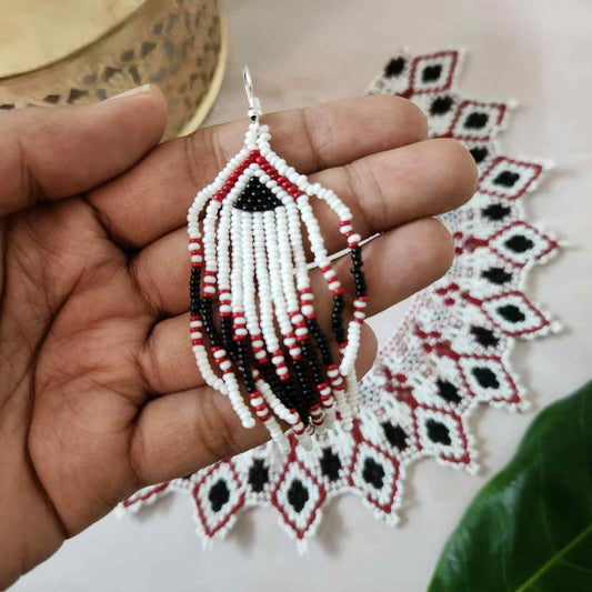 bib necklace bead jewellery diamond pattern black broad necklace choker bead necklace set dangler earrings party wear wedding wear grand necklace set jewellery