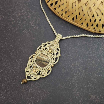 gold pendant stone jewellery party wear necklace formal wear jewellery for office work wedding jewellery gift for mom her gold jewellery 
