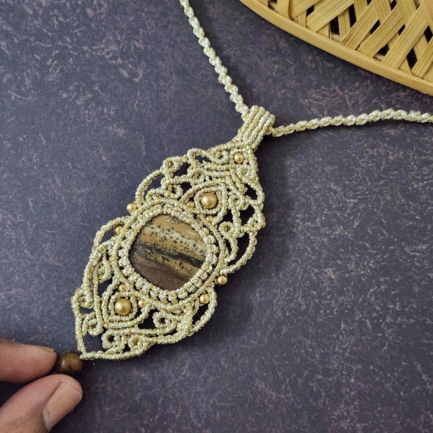 gold pendant stone jewellery party wear necklace formal wear jewellery for office work wedding jewellery gift for mom her gold jewellery 