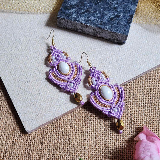 pearl earrings gold earrings large danglers crystal bead earrings party wedding jewellery