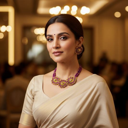 Joan macrame necklace set