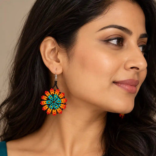 Kalanidhi bead earrings