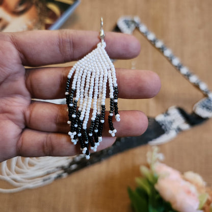 Kona geometric bead layer necklace set