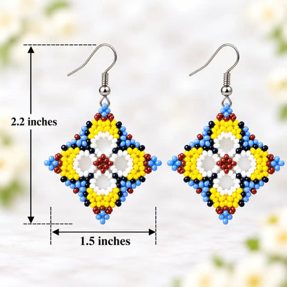Kshauma bead earrings