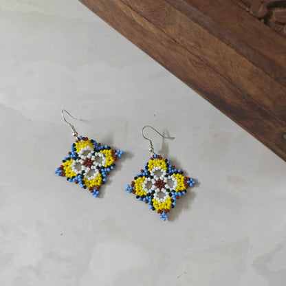 Kshauma bead earrings