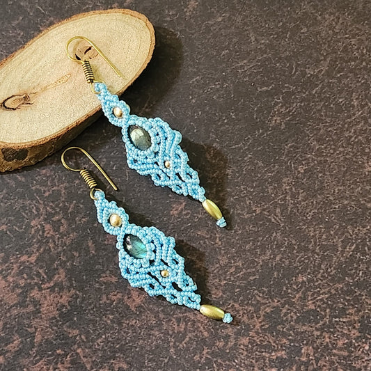 Misiri macrame earrings