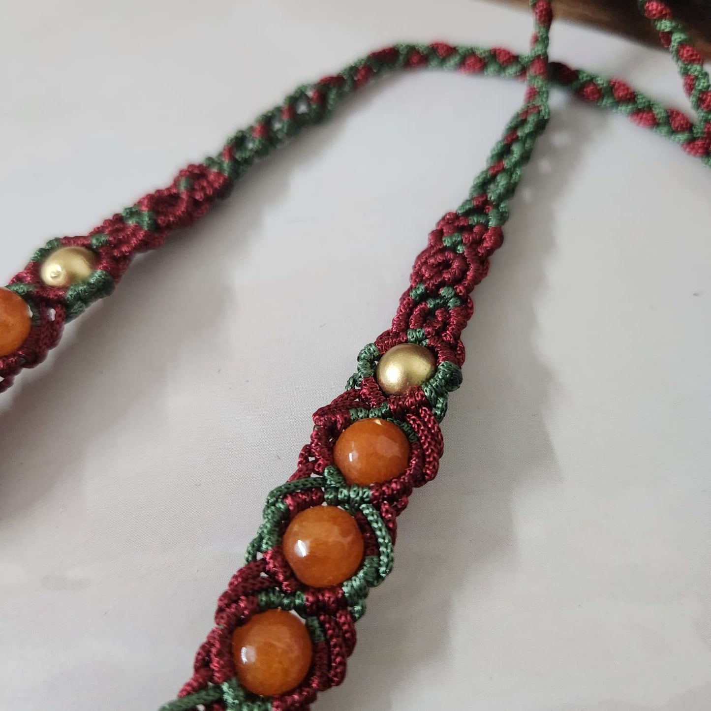 Mrida macrame necklace set