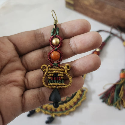 Mrida macrame necklace set