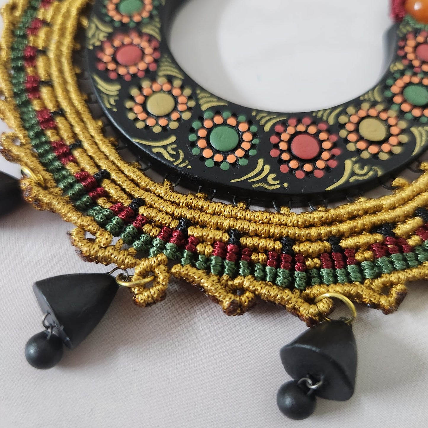 Mrida macrame necklace set