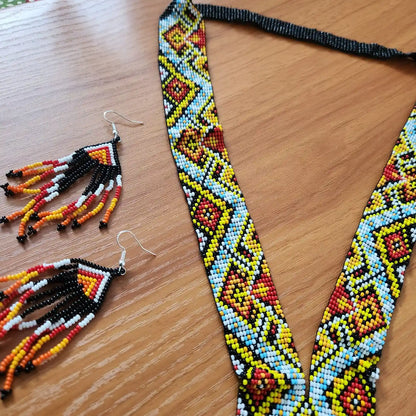 Muditha beadloom necklace set
