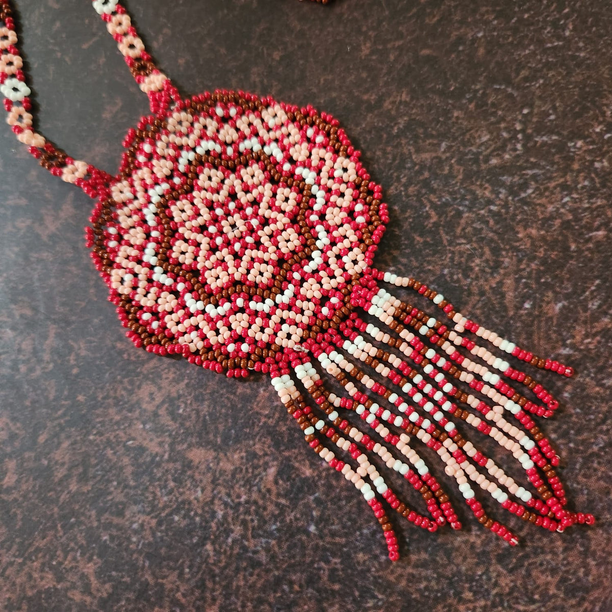 Nambi bead necklace set
