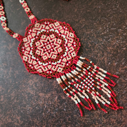 Nambi bead necklace set