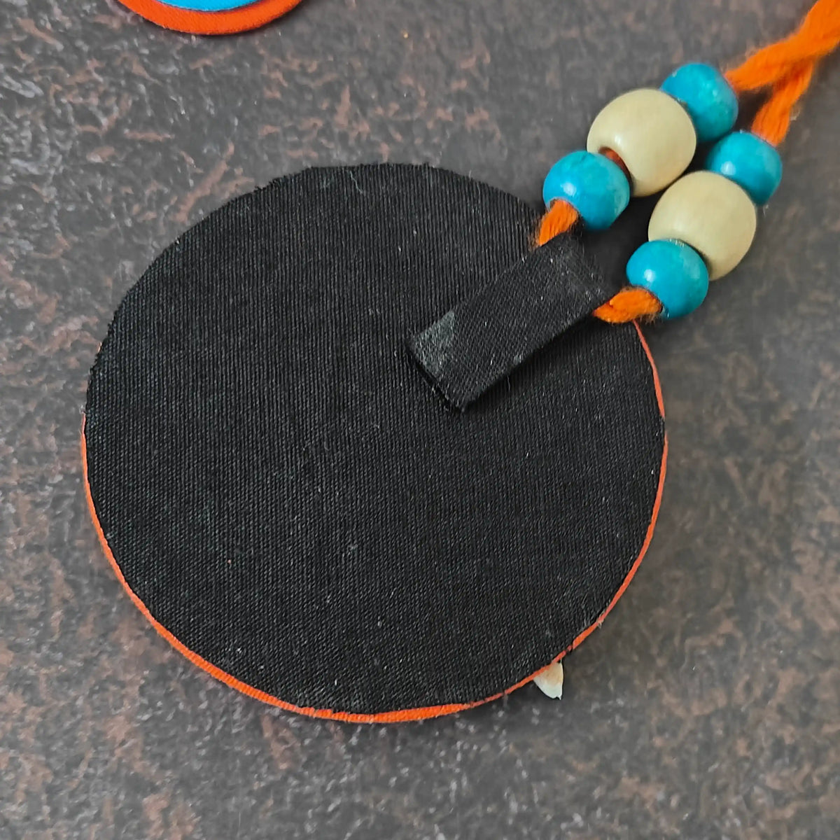 Parthivi fabric necklace set