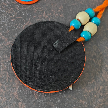 Parthivi fabric necklace set