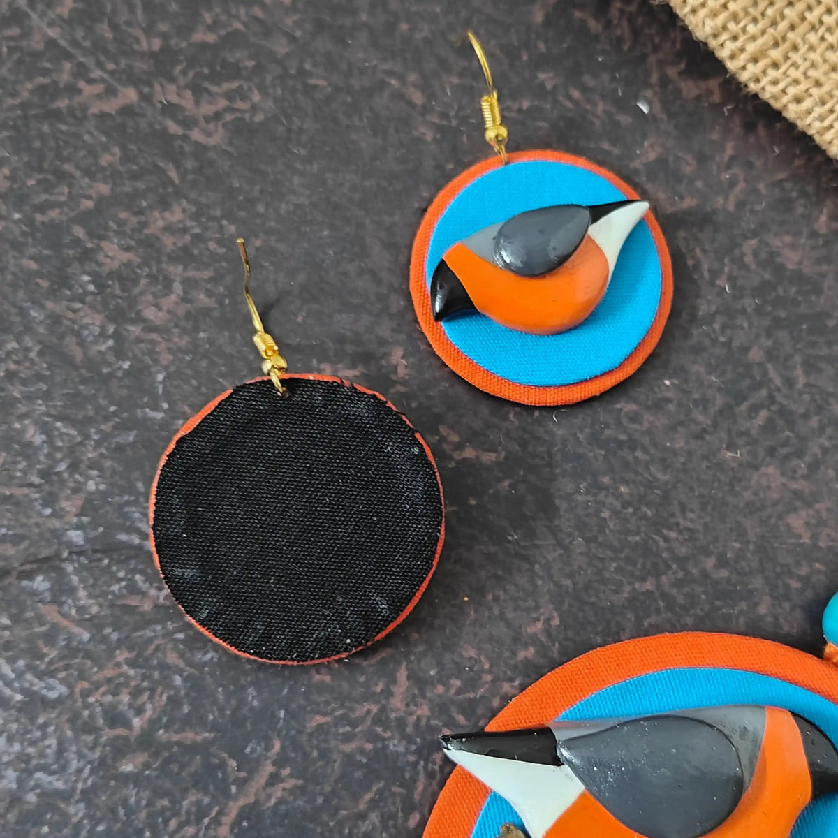 Parthivi fabric necklace set