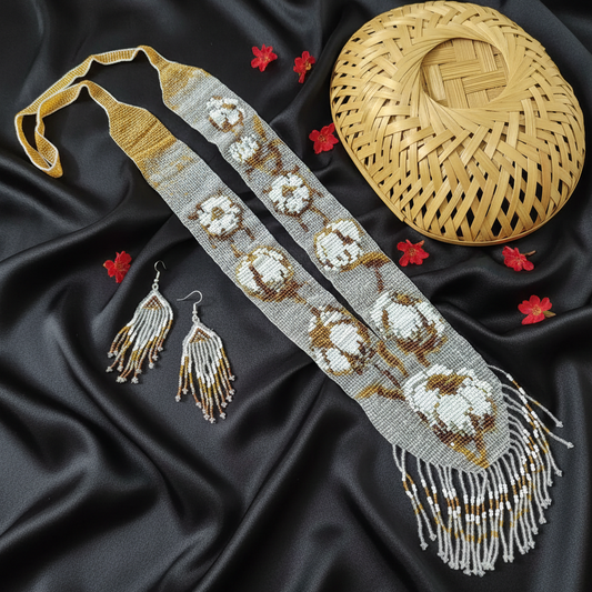 Praramba beadloom necklace set