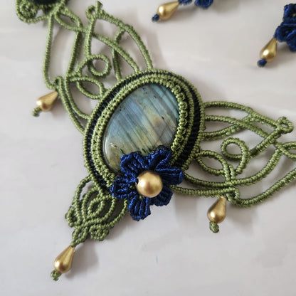 Rasa macrame necklace set